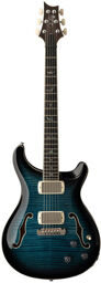 SE Hollowbody II Piezo PBSB Peakock Blue Smokeburst