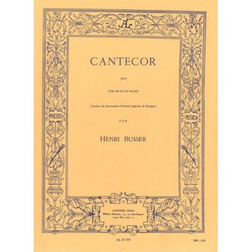 Busser Henri - Cantecor - Cor & Piano