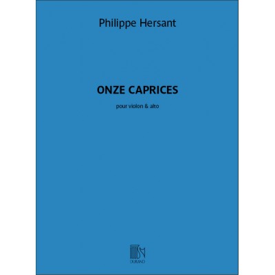 Hersant PH. - Onze Caprices - Violon & Alto