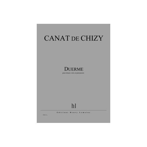 Canatchizy - Duerme - 12 Voix et Percussions