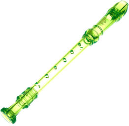 YRS-20 BG Soprano Recorder Vert transparent