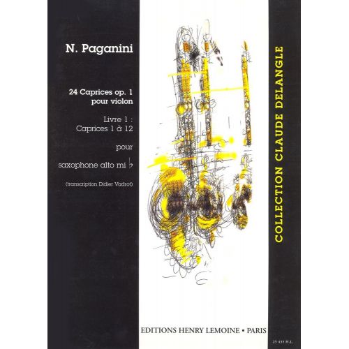 Paganini N. - Caprices (24) Vol.1 - Saxophone Solo
