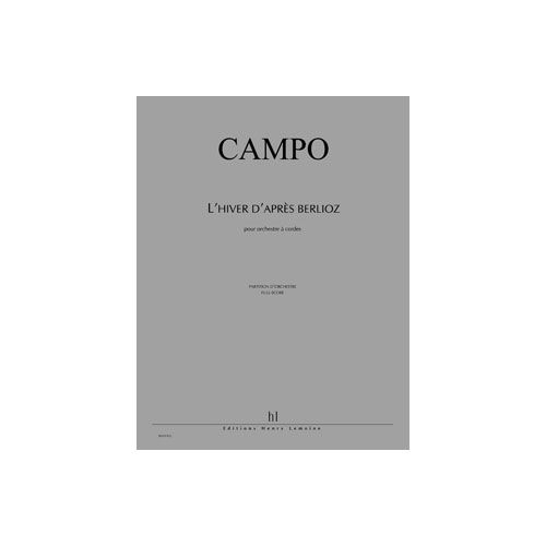 Campo - Saisons Françaises - L'hiver.. - Orchestre À Cordes
