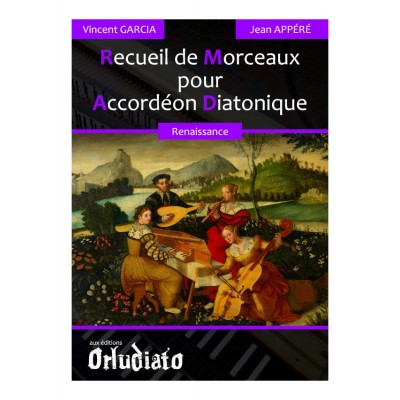 Vincent Garcia - Recueil De Morceaux Renaissance Pour Accordeon Diatonique