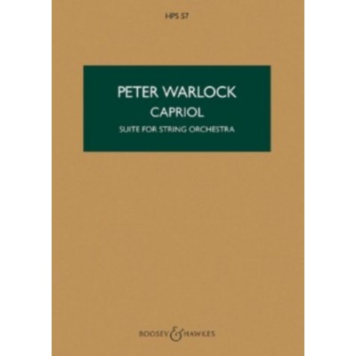Warlock Peter - Capriol (suite For String Orchestra) - Score