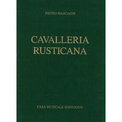 Mascagni Pietro - Cavalleria Rusticana - Chant & Piano