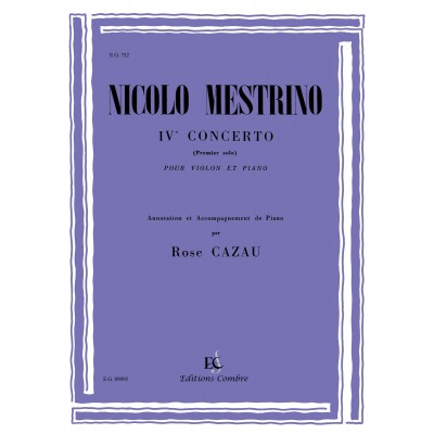 Mestrino - 1er Solo Du 4eme Concerto - Violon