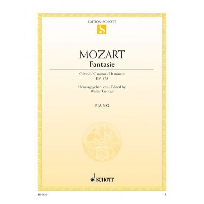 Mozart - Fantasy C Minor K 475 - Piano
