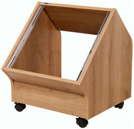 Studio Side Rack 10U oak chêne