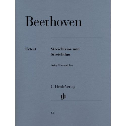 BEETHOVEN L.V. - STRING TRIOS OP. 3, 8 AND 9 AND STRING DUO WOO 32