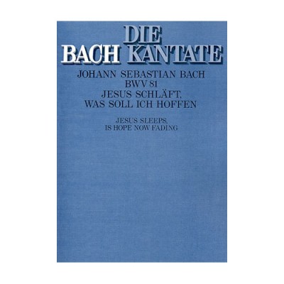 Pitions Ch - J.S. Bwv 81 : Jesus Schläft, Was Soll Ich Hoffen