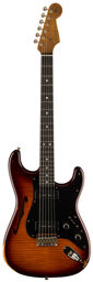 LTD Artisan P90 Strat AVB Aged Violin Burst