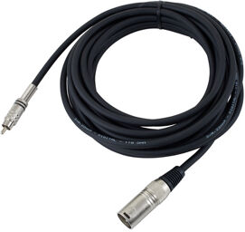 AES/EBU SPDIF Cable Male 6 noir
