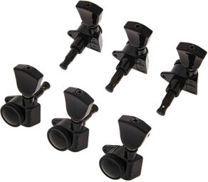 502BCK Locking Rotomatics 3+3 Black Chrome