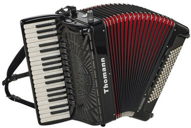 Concert IV/V 96 Musette noir avec soufflet rouge