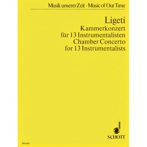Ligeti Gyorgy - Kammerkonzert - Score