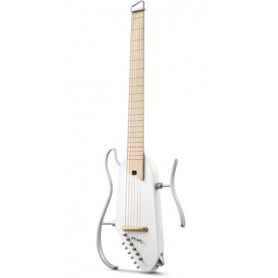 HUSH-I Pro Travel Guitar White