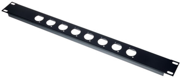 Rack Panel 1U 8x XLR D-Format