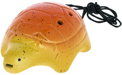 Ocarina 4H C Soprano Turtle Or orange