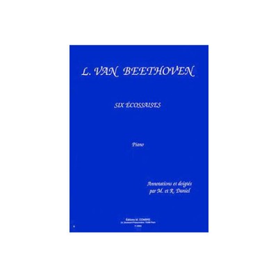 Beethoven - 6 Ecossaises - Piano