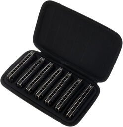 Boogie Blues Harmonica 7-SET Argent