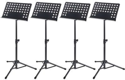Orchestra Music Stand (4pcs) Noir