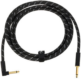 Del. Cable Angle Plug 3m TB Tweed Black