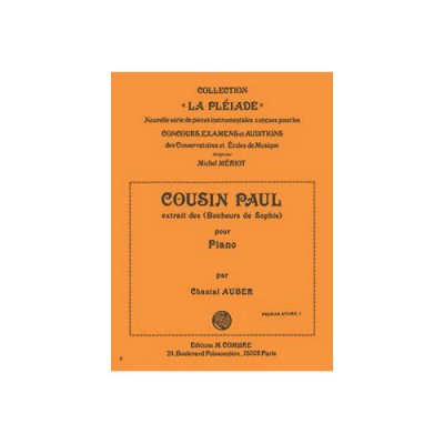 Auber - Cousin Paul - Piano