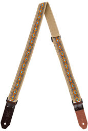 Ukulele Strap Rhombus Seamless Gris
