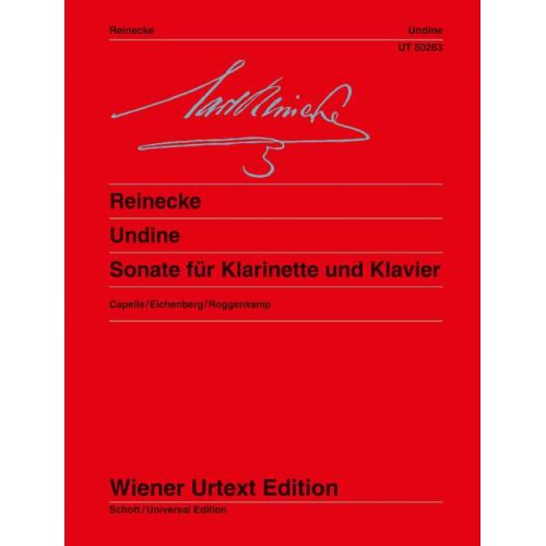 Reinecke - Undine Op.167 - Clarinette / Piano