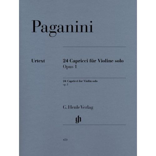 Paganini N. - 24 Capricci Op. 1 (notated And Annotated Version)