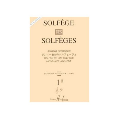 Lavignac Albert - Solfege Des Solfeges Vol.1b Sans Accompagnement