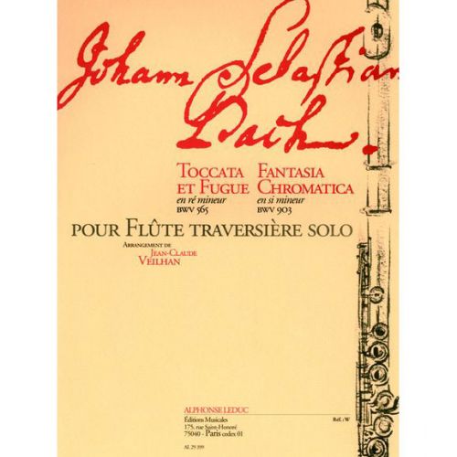BACH J.S. TOCCATA ET FUGUE EN Ré M BWV 565, FANTASIA CHROMATICA EN SI M BWV 903