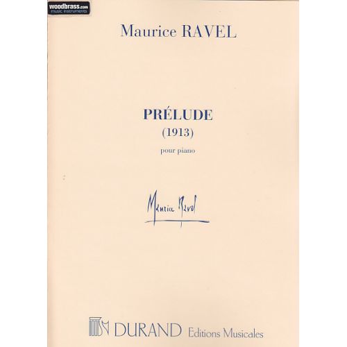 Ravel - Prelude 1913 Pour Piano