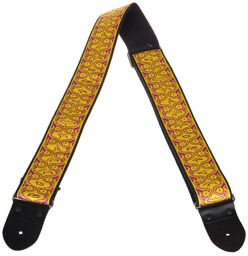 Retro Strap Fleur Violet Jaune