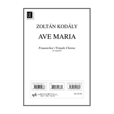 Kodaly Zoltan - Ave Maria - Female Choir