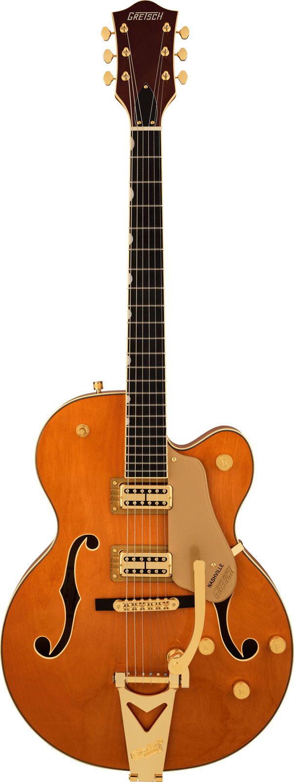 Synchromatic Nashville Hollow Body Single-Cut with Bigsby EBO 50's Orange Stain