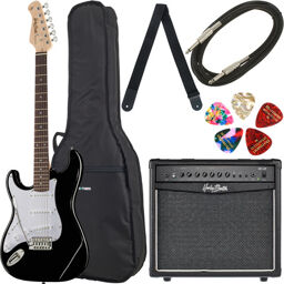 Guitar Set G47 LH Noir haute brillance