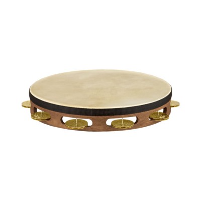 Tambourin Bois Avec Peau Vintage