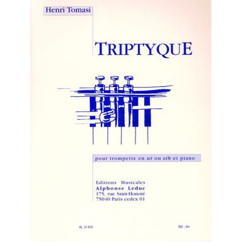 TOMASI HENRI - TRIPTYQUE - TROMPETTE & PIANO