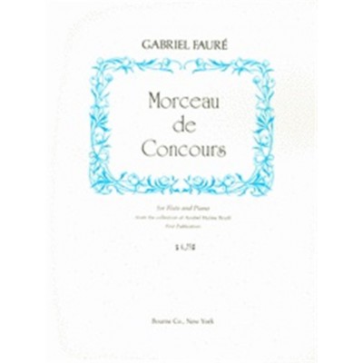 Faure Gabriel - Morceau De Concours - Flute & Piano