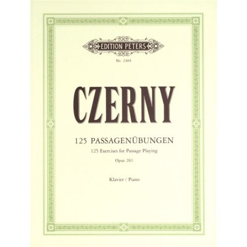 Czerny Carl - 125 Exercises For Passage Playing - Piano