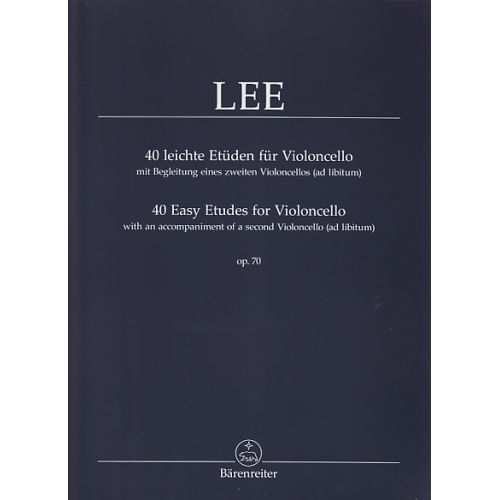 Lee S. - 40 Leichte Etuden Fur Violoncello Op.70