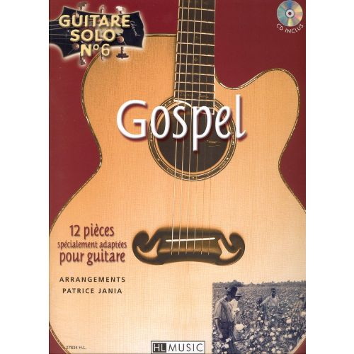 Jania - Guitare Solo N°6 : Gospel + CD - Guitare