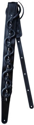 Guitar Strap Blackness Night Noir