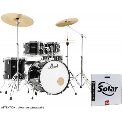 Roadshow Fusion 20 + B50 + Pack Solar Sabian Jet Black