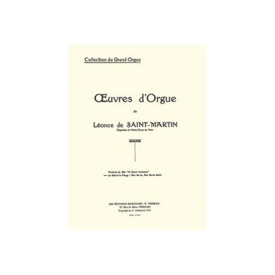 Saintmartin - Salut À La Vierge Op.34 - Orgue