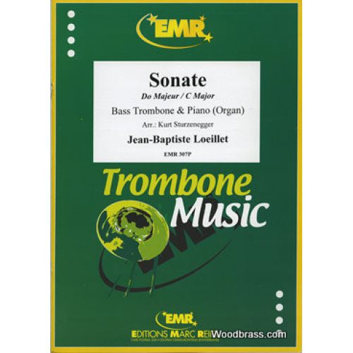 Loeillet J.B. - Sonate En Do Majeur - Trombone Basse & Piano