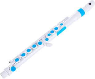 jFlute 2.0 white-blue Blanc