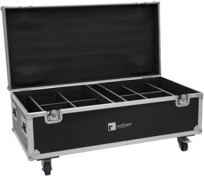 Flightcase 8x AKKU IP PAR 7 Black
